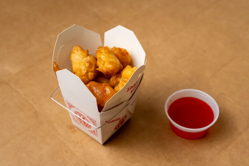 Sweet & Sour Chicken or Pork — battered and fried